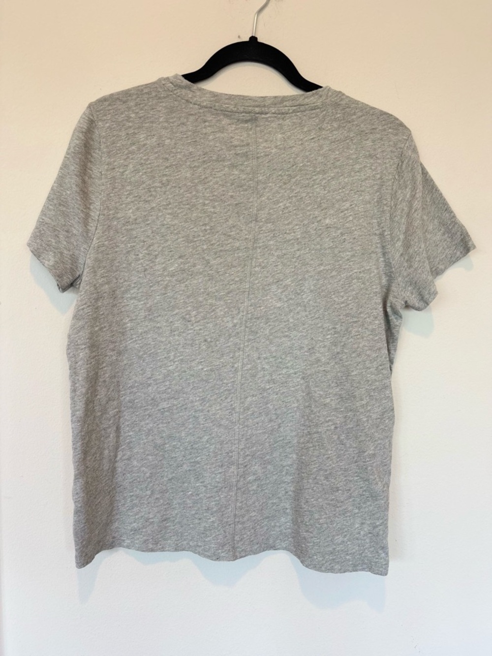 J. Crew Gray Crewneck Short Sleeve Tee - Picture 2 of 4